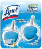 Lysol Automatic In-The-Bowl Toilet Cleaner, Cleans and Freshens Toilet Bowl, Atlantic Fresh Scent, 2 Count (Pack of 1) - Image 5