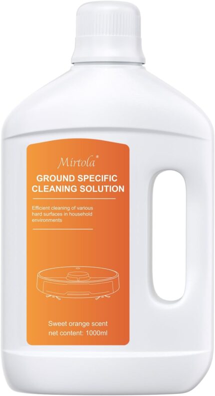Mirtola Orange Scent Floor Cleaner Compatible with Dreame Cleaning Solution | Floor Cleaner for Hardwood Tile Hardfloor, Compatible Robot Vacuums with Mopping and Wet Dry Vacuum