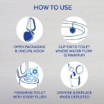 Lysol Automatic In-The-Bowl Toilet Cleaner, Cleans and Freshens Toilet Bowl, Atlantic Fresh Scent, 2 Count (Pack of 1) - Image 3
