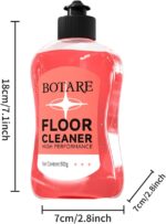 Botare Floor Cleaner Liquid for Mopping, Household Deep Cleaning Solution for Wood,Hardwood,Tile,Laminate,Marble & Porcelain & Bathroom,Sakura Scent,17.6 Fl Oz Each(1 Bottle+1 Cleaning Cloth) - Image 4