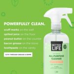 Better Life All Purpose Cleaner - Multipurpose Home and Kitchen Cleaning Spray for Glass, Countertops, Appliances, Upholstery & More - Multi-surface Spray Cleaner - 24oz (Pack of 2) Clary Sage/Citrus - Image 3