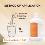 Mirtola Orange Scent Floor Cleaner Compatible with Dreame Cleaning Solution | Floor Cleaner for Hardwood Tile Hardfloor, Compatible Robot Vacuums with Mopping and Wet Dry Vacuum - Image 8