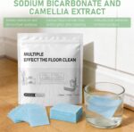 Multi-Effect Floor Cleaner Tablets, 100 Pcs Water Soluble Cleaning Sheets for Hardwood, Laminate, Tile & Glass Floors, Fast Dissolving, Fresh Scent, Multi-Surface Cleaner (Blue, 2PCS) - Image 4