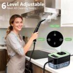 Steam Cleaner, Portable Steamer for Cleaning with 16pcs Accessories, 6-Level Adjustable and 15s Heat-Up, Handheld Steam Cleaner for Home, Tile, Dirt, Grout, Grease, Car Detailing - Image 3