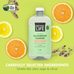 Better Life All Purpose Cleaner - Multipurpose Home and Kitchen Cleaning Spray for Glass, Countertops, Appliances, Upholstery & More - Multi-surface Spray Cleaner - 24oz (Pack of 2) Clary Sage/Citrus - Image 2