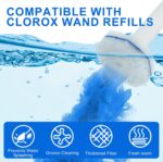 60pcs Disposable Toilet Brush Head Refills Compatible With Clorox System | Upgrade Fiber Cleaner Heads for Clorox Toilet Closestool .(not included brush rod) - Image 6