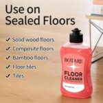Botare Floor Cleaner Liquid for Mopping, Household Deep Cleaning Solution for Wood,Hardwood,Tile,Laminate,Marble & Porcelain & Bathroom,Sakura Scent,17.6 Fl Oz Each(1 Bottle+1 Cleaning Cloth) - Image 6