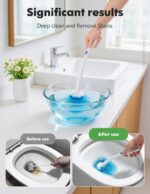 Kucbraly 50 Count Toilet Cleaner Refill Compatible with Clorox Toilet Wand | No Falling Apart, Quick & Powerful Cleaning Disposable Toilet Brush Refills for Bathroom, Bathtub, Sink, Glass Cleaning - Image 4