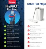 O-Cedar H2prO Flat Mop System | Quick Everyday Cleaning | Dual-Tank Fresh Water System | Machine Washable Reusable Microfiber Mop Pad | Safe on Hardwood, Tile & Vinyl Floors - Image 4