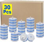 60pcs Disposable Toilet Brush Head Refills Compatible With Clorox System | Upgrade Fiber Cleaner Heads for Clorox Toilet Closestool .(not included brush rod) - Image 7