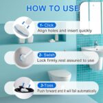 60pcs Disposable Toilet Brush Head Refills Compatible With Clorox System | Upgrade Fiber Cleaner Heads for Clorox Toilet Closestool .(not included brush rod) - Image 3
