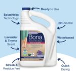 Bona Hardwood Floor Cleaner Refill - 96 fl oz - Lavender Thyme Scent | Residue-Free Floor Cleaning Solution Spray Mop and Spray Bottle Refill - For Wood Floors - Image 4