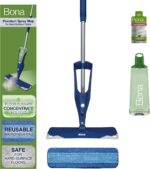 Bona Multi-Surface Floor Premium Spray Mop - Includes Multi-Surface Floor Cleaner Concentrate and Machine Washable Microfiber Cleaning Pad - For Stone, Tile, Laminate and Vinyl LVT/LVP Floors