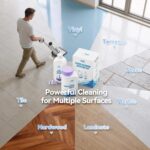 Floor Cleaning Tablets Compatible with Tineco Cleaning Solution, 200 Count Lavender Scent Multi-Surface Floor Cleaner Tablets with 250ml Mixing Bottle, for All Robot Vacuum Mop Hardwood Tile - Image 4