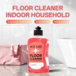 Botare Floor Cleaner Liquid for Mopping, Household Deep Cleaning Solution for Wood,Hardwood,Tile,Laminate,Marble & Porcelain & Bathroom,Sakura Scent,17.6 Fl Oz Each(1 Bottle+1 Cleaning Cloth) - Image 2