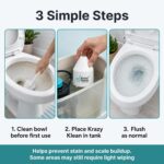 Krazy Klean Toilet Cleaner - Toilet Tank Cleaner - Continuous Flush, 1 Ct - Image 5
