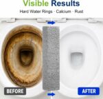 XTIIEED 8 Pack Pumice Stone Toilet Bowl Cleaner for Hard Water Rings | Scouring Bars Remove Mineral Buildup, Limescale and Rust from Toilets, Sinks, Bathtubs, Grills and Pool Tile - Image 2