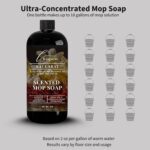 Lapew Baccarat Scented Mop Soap - Luxury Floor Cleaner Concentrate for Mopping Tile, Laminate, Vinyl & Hardwood | Streak-Free, Low-Foam | 36 oz - Image 4