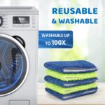 Spray Wet Mops for Floors Cleaning: Hardwood Floor Mop Kit with 2 Bottles | 5 Washable Pads for Swiffer PowerMop, 360° Swivel Head, Commercial Dust Mop Refillable, for Laminate Vinyl Wood Tiles Ceramic - Image 3