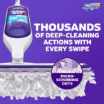 Swiffer PowerMop Mopping Kit for Floor Cleaning, Set Includes 1 Power Mop, 2 Replacement Pads, 1 Liquid Solution Refill, 2 Batteries, No Bucket Needed Electric Spray Cleaner, Multi-Surface and Wood - Image 5