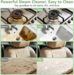 Steam Cleaner, Portable Steamer for Cleaning with 16pcs Accessories, 6-Level Adjustable and 15s Heat-Up, Handheld Steam Cleaner for Home, Tile, Dirt, Grout, Grease, Car Detailing - Image 6