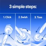 Clorox Scentiva ToiletWand Refills, Coconut and Waterlily, 10 Count | Disposable Toilet Brush Scrubbing Pads, Eliminates Hard Water and Lime Stains 2X Better than a Manual Brush - Image 4