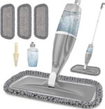 Microfiber Spray Mops for Floors Cleaning: Wet Dry Mop Hardwood Floor Mops | 3 Washable Reusable Pads for Swiffer Powermop, Flat Mop with Sprayer Microfiber Dust Mop, for Tile Wood Laminate Vinyl Marble - Image 8