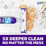 Swiffer PowerMop Mopping Kit for Floor Cleaning, Set Includes 1 Power Mop, 2 Replacement Pads, 1 Liquid Solution Refill, 2 Batteries, No Bucket Needed Electric Spray Cleaner, Multi-Surface and Wood - Image 6