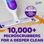 Swiffer PowerMop Mopping Kit for Floor Cleaning, Set Includes 1 Power Mop, 2 Replacement Pads, 1 Liquid Solution Refill, 2 Batteries, No Bucket Needed Electric Spray Cleaner, Multi-Surface and Wood - Image 3