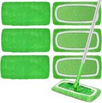 ZHAYAO Sweeper Mop System with 3 Reusable Microfiber Mop Pads | Dry and Wet Multi Surface Floor Cleaner, Includes 1 Mop + 3 Washable Refills for Hardwood, Tile, and Laminate Floor Cleaning - Image 8