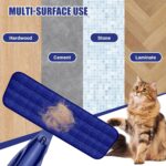 Microfiber Spray Mops for Floors Cleaning: Wet Dry Mop Hardwood Floor Mops | 3 Washable Reusable Pads for Swiffer Powermop, Flat Mop with Sprayer Microfiber Dust Mop, for Tile Wood Laminate Vinyl Marble - Image 7