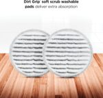 Shark Steam & Scrub Steam Mop, All-in-One Hard Floor Cleaner, Grey, S8001 | LED Headlights, 4 Dirt Grip Soft Scrub Pads Included, XL Water Tank, Swivel Steering - Image 8